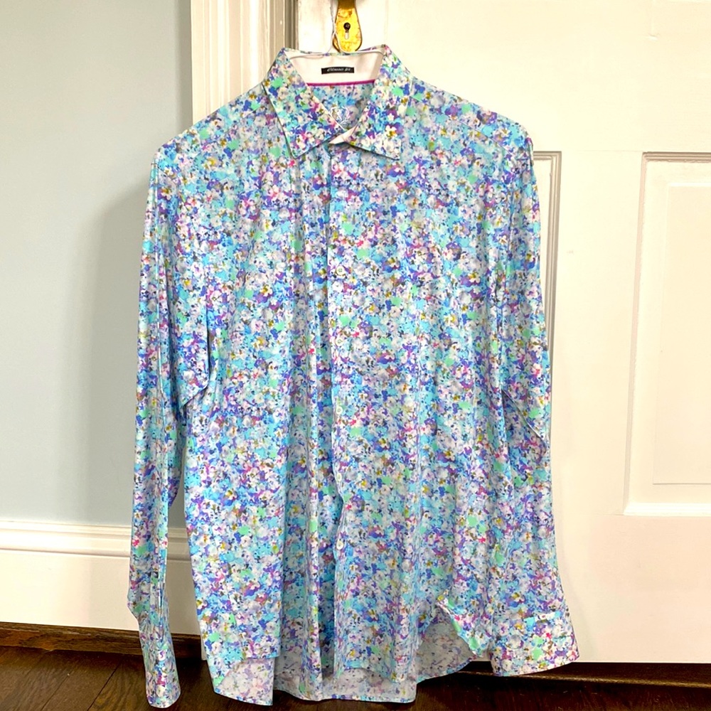 BUGATCHI MENS SHIRT SIZE M